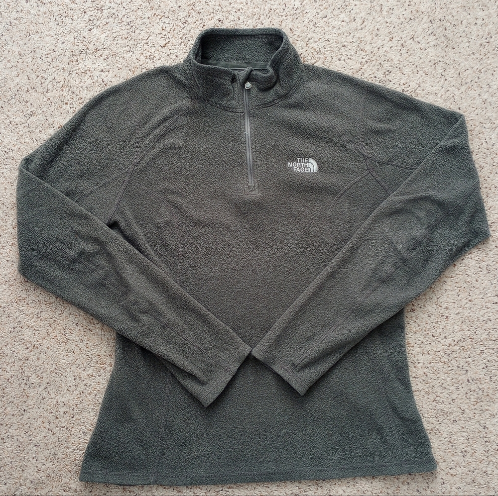 The North Face Grey Quarter Zip Sweater